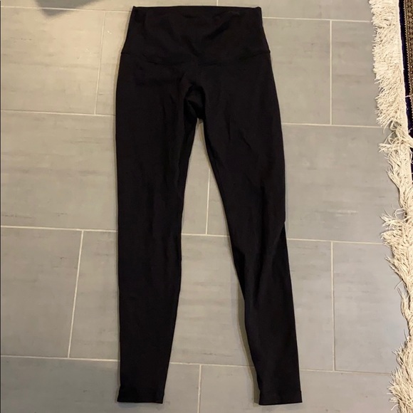 Lululemon high waisted wunder unders in black